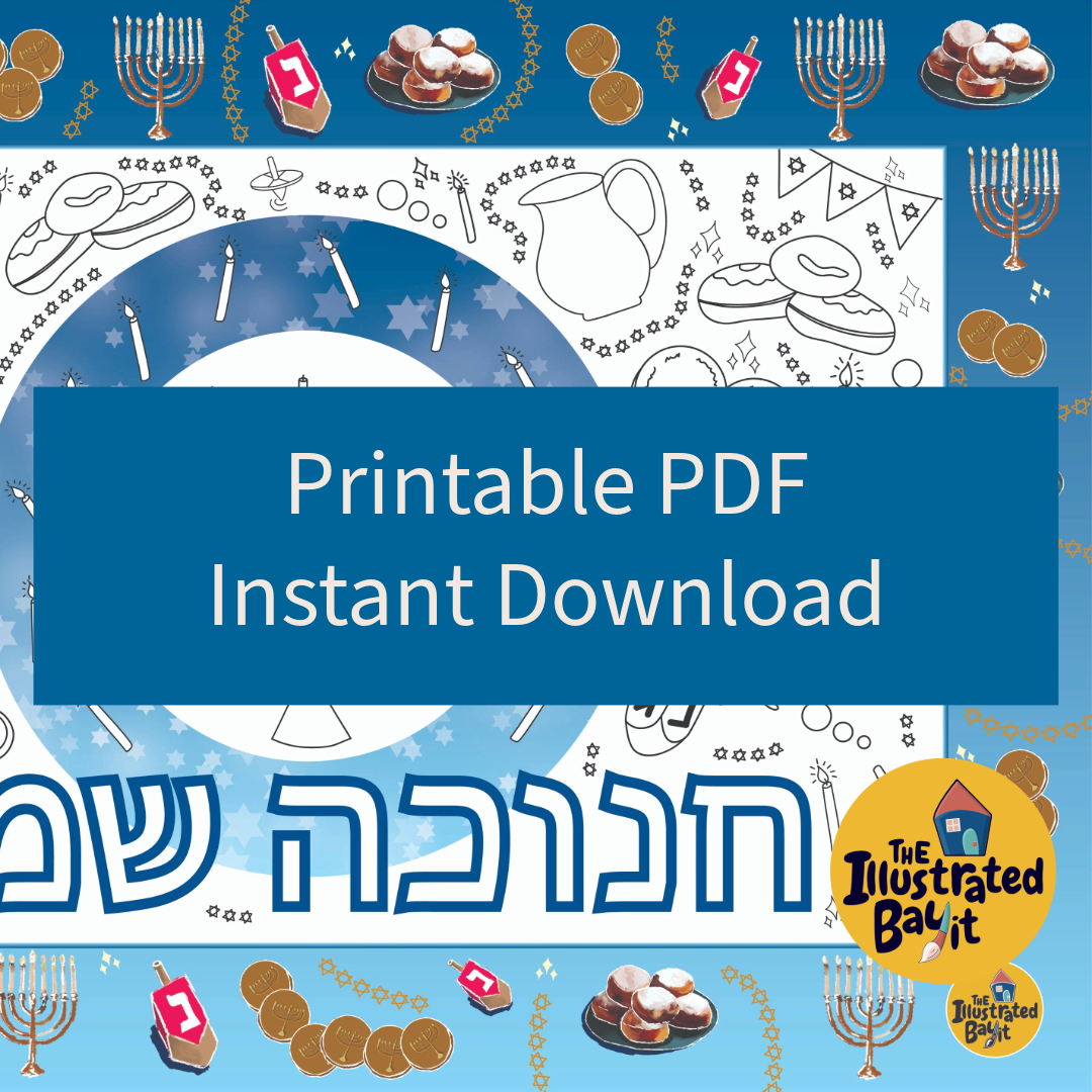 Chanukah Placemats – Printable PDF (Instant Download)