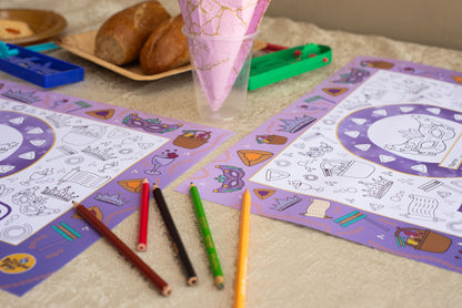 Purim Placemats (Printed and Delivered in Israel)